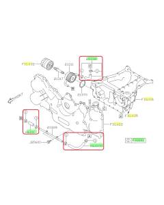 Subaru OEM Oil Cooler Hose Kit (15-19 Outback - 36D)