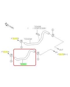 Subaru OEM Heater Hose - Inlet (22-23 WRX - CVT)