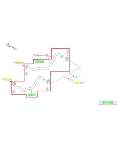 Subaru OEM Heater Hose Kit (20-25 Outback - 25D)