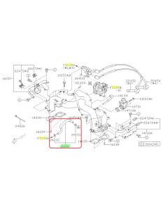 Subaru OEM Coolant Crossover Hose Kit (04-07 Impreza - 253)