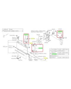 Subaru OEM Radiator Hose Kit (04-07 Impreza - 253)