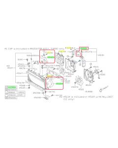 Subaru OEM Radiator Hose Kit (08-11 Impreza - 253)