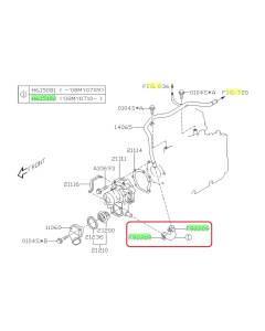 Subaru OEM Complete Coolant Hose Kit (08-11 Impreza - 253)