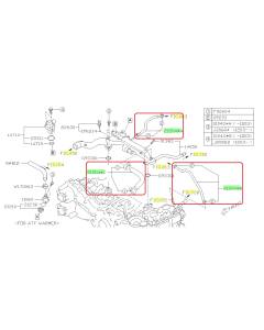Subaru OEM Coolant Crossover Hose Kit (15-16 Impreza - CVT)