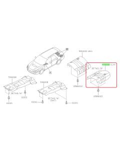 Subaru OEM Rear Exhaust Heat Shielding - Left Hand (05-09 Leagacy/Outback)