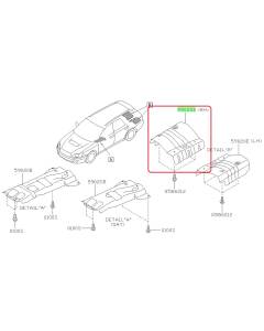 Subaru OEM Rear Exhaust Heat Shielding - Right Hand (05-09 Leagacy/Outback)