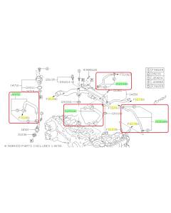 Subaru OEM Coolant Crossover Hose Kit (15-16 Impreza - 5MT)