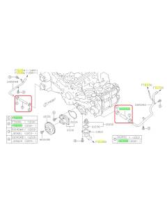 Subaru OEM Complete Coolant Hose Kit (15-16 Impreza - 5MT)
