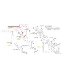 Subaru OEM CVT Cooler Coolant Hose - 99083AA28B (17-23 Impreza)
