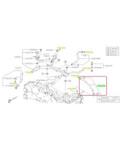 Subaru OEM Coolant Crossover Hose - 21204AB40A (17-23 Impreza)