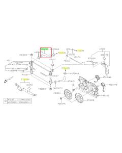 Subaru OEM Radiator Hose - Inlet (17-23 Impreza)