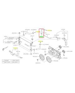Subaru OEM Radiator Overflow Hose - 45162FL00A (17-23 Impreza)