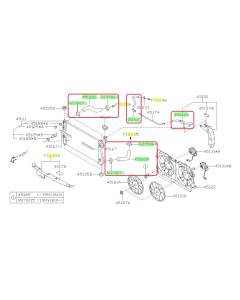 Subaru OEM Radiator Hose Kit (17-23 Impreza)