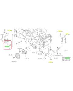 Subaru OEM Complete Coolant Hose Kit (17-23 Impreza)