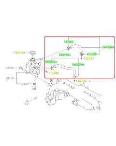 Subaru OEM Coolant Expansion Tank Hose Kit (08-14 WRX)