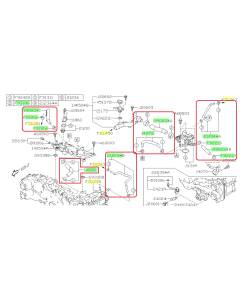 Subaru OEM Coolant Crossover Hose Kit (24-25 Impreza - 25D)