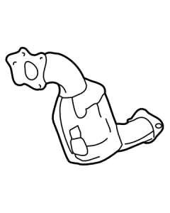 Subaru OEM Downpipe (02-05 WRX)