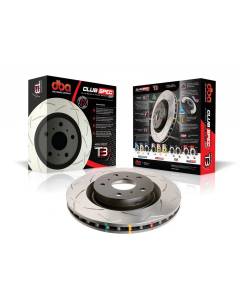 DBA 4000 T3 - Slotted Rotor - Rear (13-20 BRZ, 2022+ 6-SPD WRX)