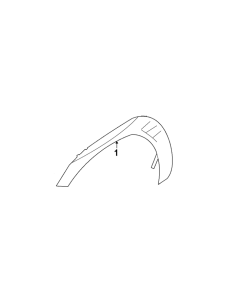 Subaru OEM Fender Flare - Front Right (2022+ WRX)