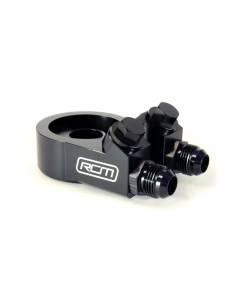 RCM Black Series Dual Port Angled Thermostatic Oil Sandwich Plate