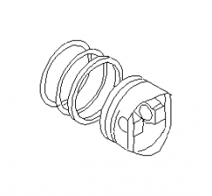 Subaru OEM Piston Rings - STD (99-02 For, 00-01 Leg)