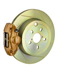 Gold STI Brembo GT Rear 2-Pot Brake Kit (02-07 WRX)