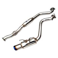 Invidia Single N1 Burnt Titanium Tip Cat-Back (15-21 WRX/STI)