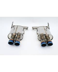 Invidia Q300 3.5" Rolled Dual Wall Titanium Tip Axleback Exhaust (22+ WRX)
