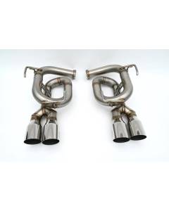 Invidia Twin Loop 3.5" Single Layer Stainless Steel Tip Axleback Exhaust (22+ WRX)