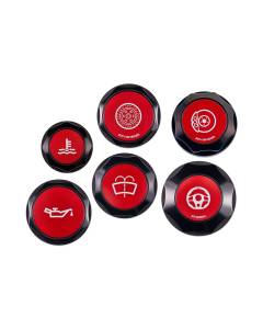 IAG Revolve Engine Bay Dress-Up Cap Kit (02-07 WRX, 04-07 STI, 04-08 FXT)