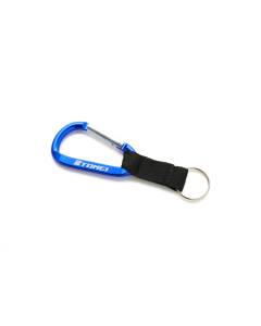 Tomei Blue Carabiner Keychain