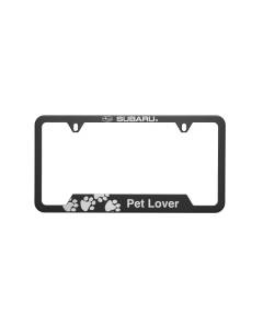 Subaru OEM Pet Lover License Plate Frame