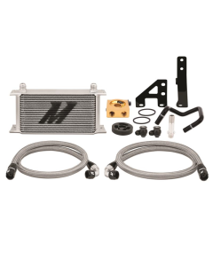 Mishimoto Thermostatic Oil Cooler - Silver (15-21 WRX)