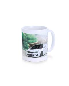 Tomei Mug White GRB Impreza Akagi Touge