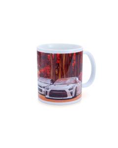 Tomei Mug White GT-R Autumn Nagano Forest