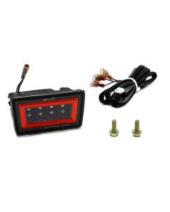 SMY F1 V3 Hyper-Flash Rear Brake Light - Clear w/ DRL Red Light Bar (11-14 WRX/STI)
