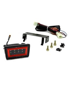 SMY F1 V3 Hyper-Flash Rear Brake Light - Clear w/ DRL Red Light Bar (15-21 WRX/STI)