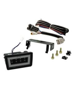 SMY F1 V3 Hyper-Flash Rear Brake Light - Double Smoked w/ DRL White Light Bar (22+ WRX)