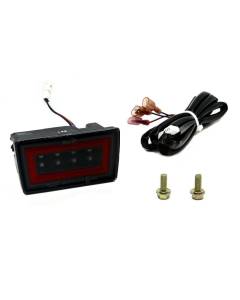 SMY F1 V3 Hyper-Flash Rear Brake Light - Smoked w/ DRL Red Light Bar (11-14 WRX/STI)