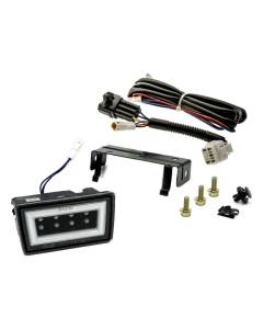 SMY F1 V3 Hyper-Flash Rear Brake Light - Smoked w/ DRL White Light Bar (22+ WRX)
