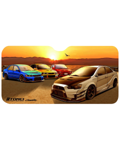 Tomei Sun Shade 59" X 28" - EVO Sunset Lake Kawaguchi