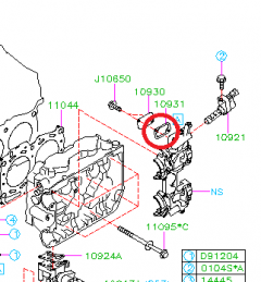 Subaru OEM Oil Return Cover Gasket (04+ STI, 06-14 WRX)