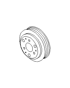 Subaru OEM Water Pump Pulley (2022+ BRZ)