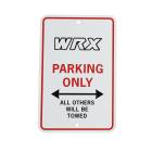 Subaru OEM WRX Parking Sign