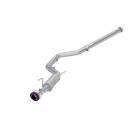 MBRP 3 Inch Catback Exhaust - Single Exit - Street Profile - Burnt Tip (22+ WRX)