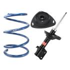 RalliTEK 1" Front Raised Springs & KYB Excel-G Struts (08-14 WRX)