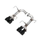AWE Track Edition Axleback - Diamond Black Tips (22+ WRX)