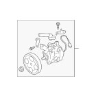 Power Steering Pump 2007 - 2008 Outback