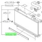 Subaru OEM Lower Radiator Packing - 45167AG020