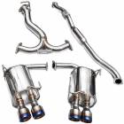 Invidia Q300 Burnt Titanium Quad Tip Cat-Back (15-21 WRX/STI)